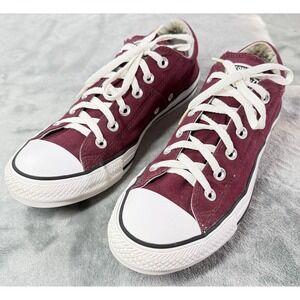 Converse Chuck Taylor All Star 2 Shoes Womens Size 10 Red Canvas Low Top Casual